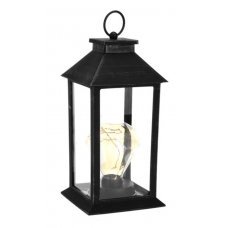 Χριστουγεννιάτικο Διακοσμητικό Φανάρι Φωτιζόμενο με LED - Διαμάντι (29cm)